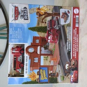 Disney Cars Red’s Fire Station Playset Cars On The Road With RED